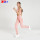 Vente en gros de vêtements de yoga funky rose clair