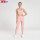 Vente en gros de vêtements de yoga funky rose clair