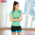 T-shirts bleus et verts et shorts noirs Fabricants de vêtements de sport