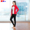 Red Sports Jackets Wholesale With Side Letter Zipper Pockets