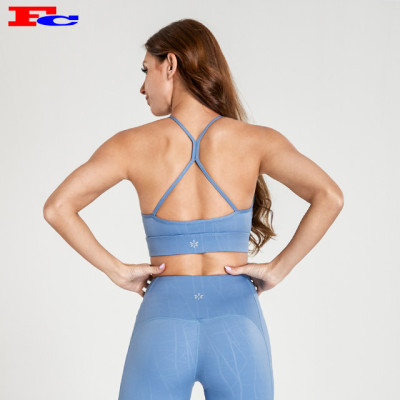 Funky Haze Blue Sports Bra Manufacturers