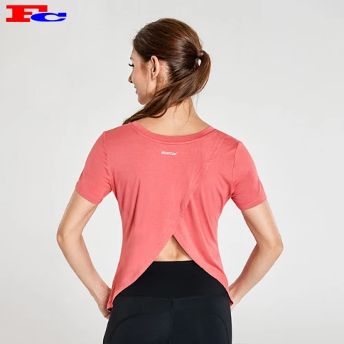 Grapefruit Rotes Kreuz Zurück Frauen Dri Fit Shirts Großhandel