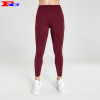 Red High Waist Womens Leggings Wholesale With Side Pockets