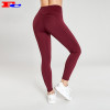 Red High Waist Womens Leggings Wholesale With Side Pockets