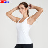 White Version Wwith Chic Back Collar Dri Fit Tank Tops Womens