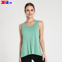 Fabricants de débardeurs ouverts sexy vert menthe