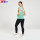 Mintgrünes T-Shirt und schwarze Leggings Yoga Großhandel Kleidung