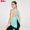 Mint Green Sleeveless Tank Top And Black Leggings Fitness Clothing Suppliers