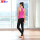 Rose Red Tank Top und schwarze Leggings Private Label Workout Kleidung