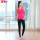 Rose Red Tank Top und schwarze Leggings Private Label Workout Kleidung