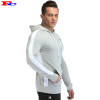 Light Gray Slim Fit Gym Hoodies Cheap