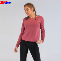 Fabricants de t-shirts de marque privée à dos ouvert rose rouge