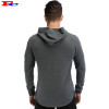 Buy Hoodies In Bulk Dark Gray Curved Hem Sweatshirts