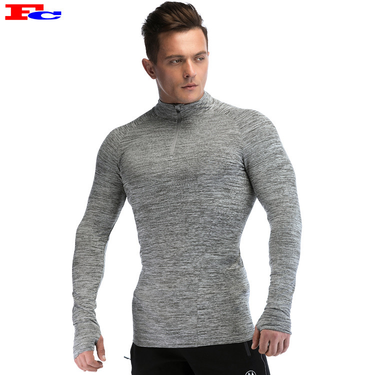 Half High Collar Zipper Mens Track Jackets Wholesale Hoodie&Jackets
