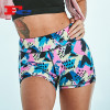 Funky Graffiti Print Women's Fitness Shorts