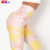 Custom Workout Pants Hot Sale Tie-Dye High Waist Leggings