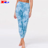 Fitness Clothing Private Label High Waist Tie Dye 2 Piece Ladies Fitness Clothes