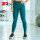 Wholesale High Waist Leggings With Dark Green Side Mesh Pocket