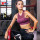 Purple Mesh Cheap Sports Bras In Bulk