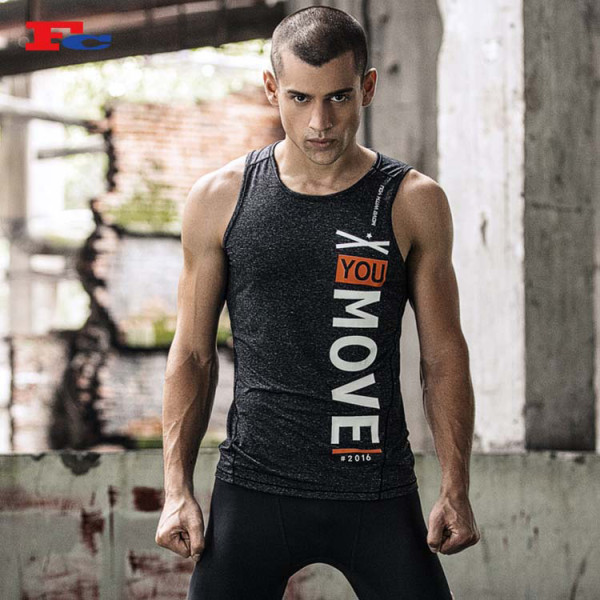Letter Printing Mens Workout Tank Tops Wholesale
