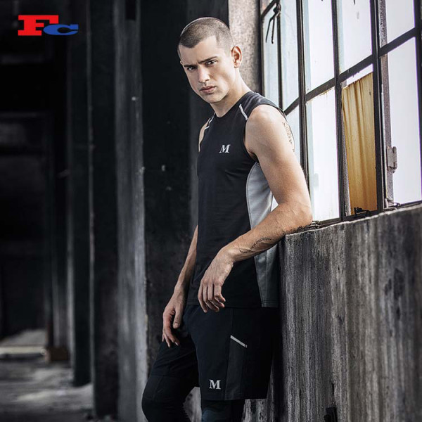 Custom Men Fitness Tank Top Muscular Sleeveless Suppliers