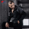 Grey And Black Cleverly Stitched Zip Up Hoodies Spotswear China