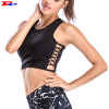 Black Side Strap Short Vest Ladies Tank Tops Wholesale