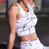 Yoga Short Tank Top Marble Cheap Printed Tank Tops