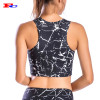 Yoga Short Tank Top Marble Cheap Printed Tank Tops