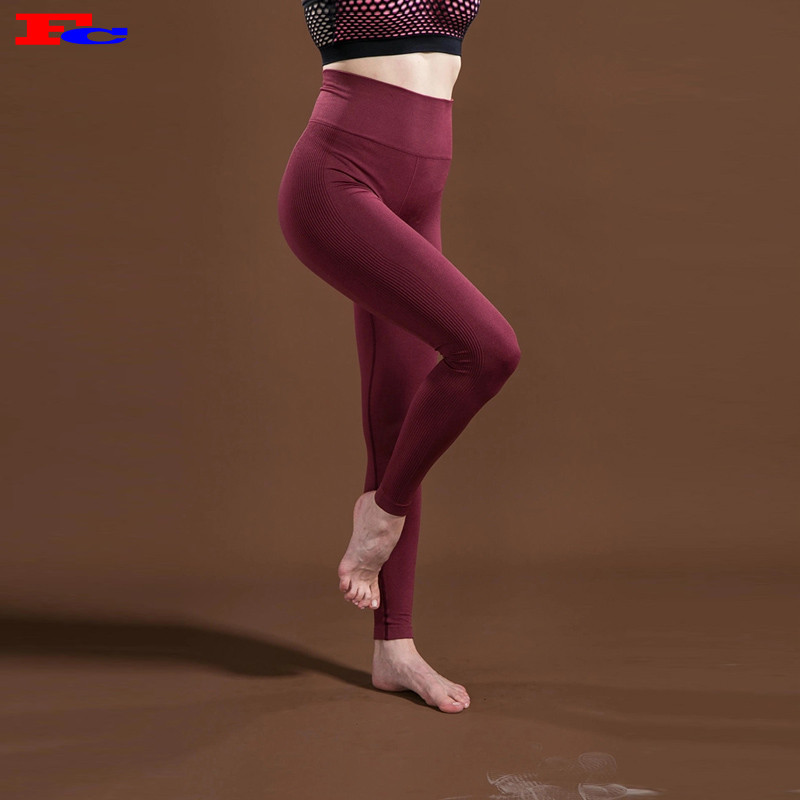 OEM Custom Design Leggings mit hoher Taille zum Verkauf in loser Schüttung