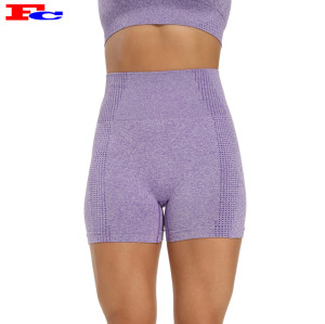 China Supplier Frauen hohe Taille nahtlose Jugend Athletic Shorts Großhandel