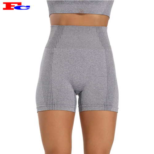 China Supplier Frauen hohe Taille nahtlose Jugend Athletic Shorts Großhandel