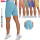 Short de yoga taille haute avec logo personnalisé Short athlétique en vrac