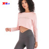 Women Pink Long Sleeve Shirts Private Label Clothing Wholesale