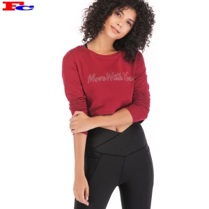 Fengcai Langarm Athletic Shirt für Frauen Großhandel oder Custom