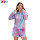Frauen Tie Dye Hoodies 2 Stück Workout-Sets Private Label Großhandel Kleidung