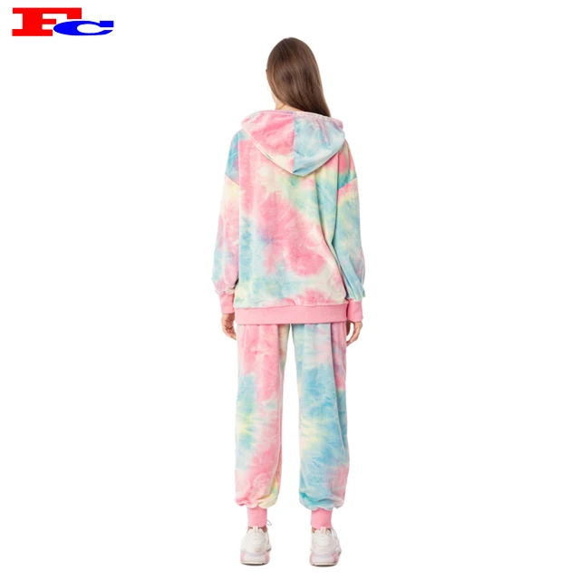 Neue Hot Tie Dye 2-teilige Workout-Sets für Privatkleidung