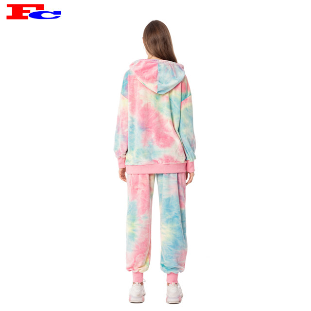 New Hot Tie Dye 2 pezzi allenamento imposta abbigliamento privato