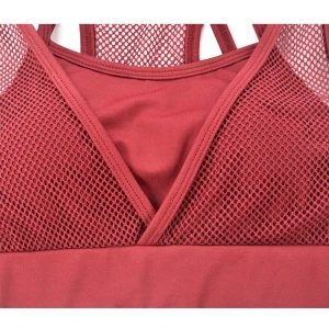 Support de maille de logo personnalisé OEM rembourré soutiens-gorge en gros bon marché