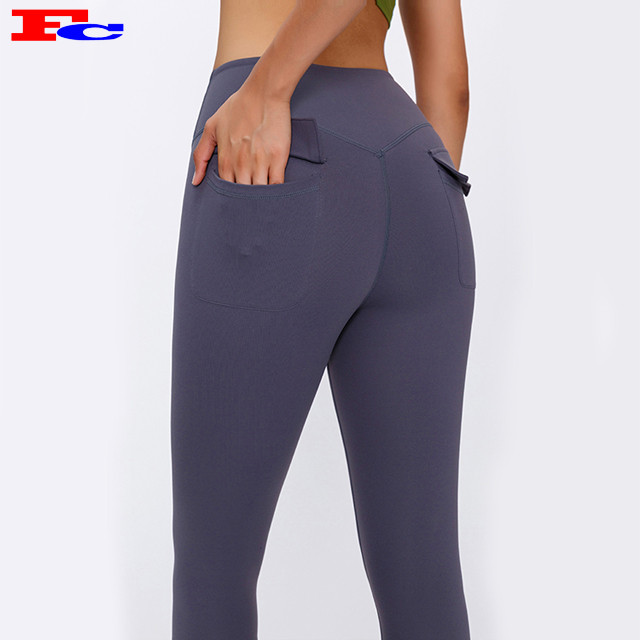 Womans Legging Gym High Waist Yoga Pants Wholesale With Pockets
