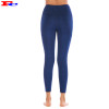 Dark Blue Side Mesh With Pocket Ladies Leggings Manufacturers