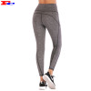Fitness Pants Women's Tight Fitting High Waist Hip Lifting Running Plain Leggings Wholesale