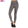 Fitness Pants Women's Tight Fitting High Waist Hip Lifting Running Plain Leggings Wholesale