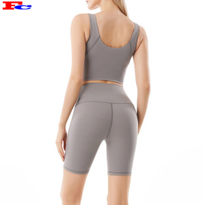 Gym Workout Outfit High Quality Women Fitness Yoga Shorts Set