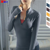 Wholesale Custom Jackets Women Gym Yoga Running Jacket Blank Half Zipped Jacket