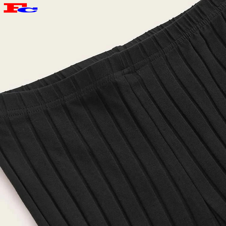 Women New Trendy Knitted Rib Fitness Leggings Comfort Leggings Manufacturer