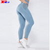 OEM Butt Lifting Yoga Tights 4 Ways Stretches Gym Leggings With Pockets