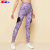 Custom Printing High Waisted Workout Tights Mesh Womens Yoga Pants Fitness Leggings