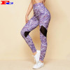 Custom Printing High Waisted Workout Tights Mesh Womens Yoga Pants Fitness Leggings