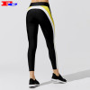 Fashion Custom Logo Color-blocked High Waist Leggings Fitness Tights Exercise
